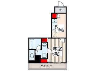 ナパージュ竹ノ塚駅前の物件間取画像